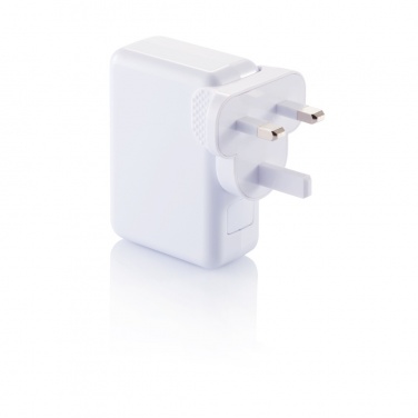 Logotrade promotional merchandise picture of: Travel plug with 4 USB ports