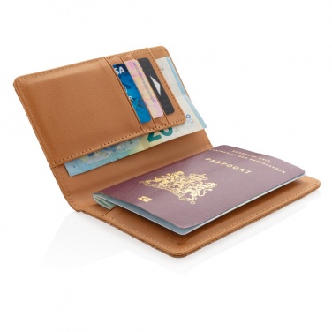 Logo trade promotional product photo of: Cork secure RFID passport cover
