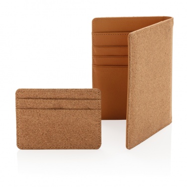 Logotrade promotional item picture of: Cork secure RFID passport cover