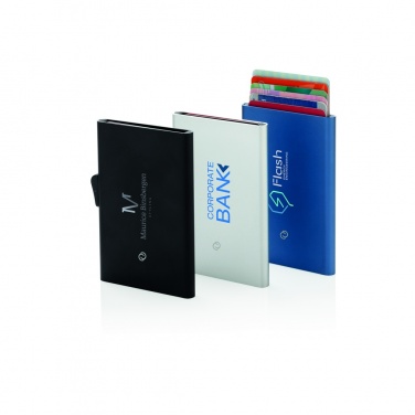 Logo trade business gift photo of: C-Secure aluminium RFID card holder