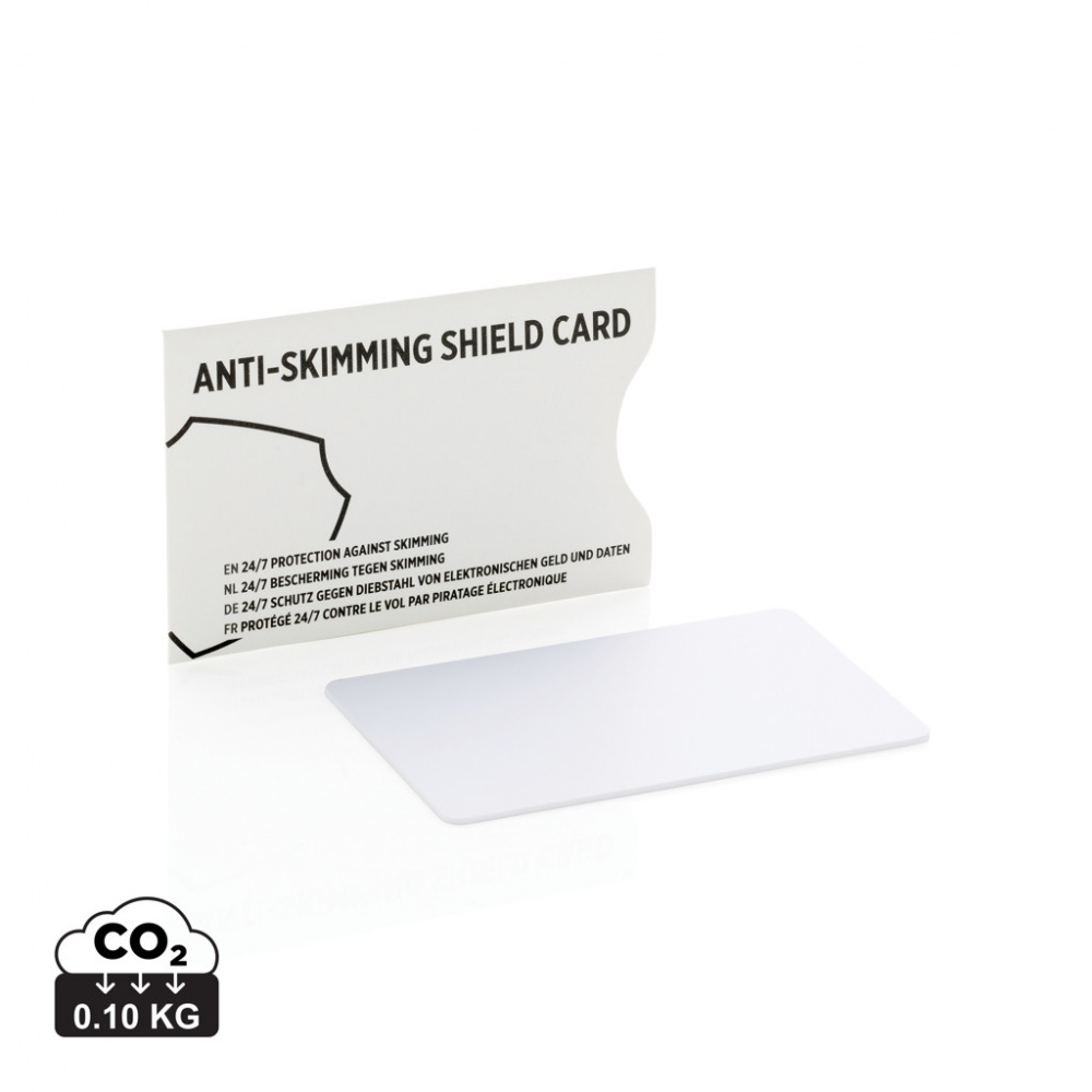 Logo trade promotional merchandise photo of: Anti-skimming RFID shield card with active jamming chip