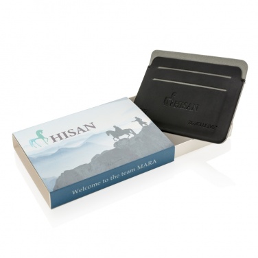 Logo trade promotional merchandise image of: Quebec RFID safe cardholder