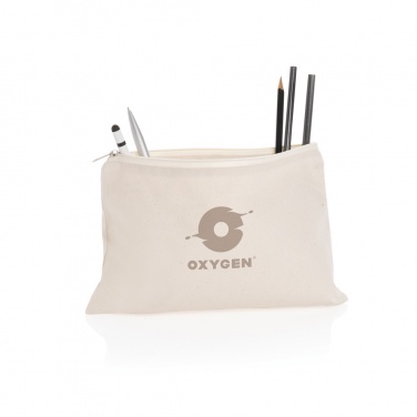 Logotrade corporate gift picture of: Impact Aware™ 285 gsm rcanvas pencil case undyed