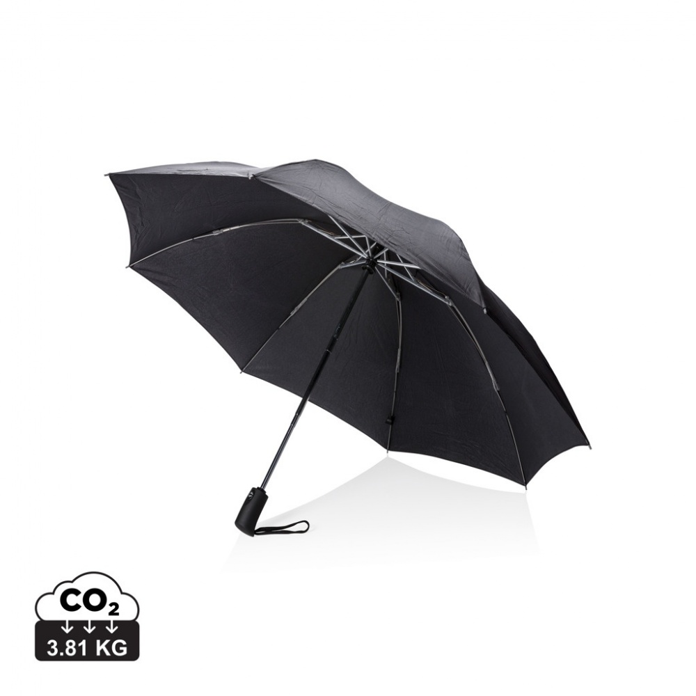 Logo trade promotional merchandise picture of: SP AWARE™ 23' foldable reversible auto open/close umbrella