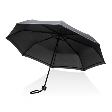 Logotrade promotional item picture of: 20.5"Impact AWARE™ RPET 190T pongee mini reflective umbrella