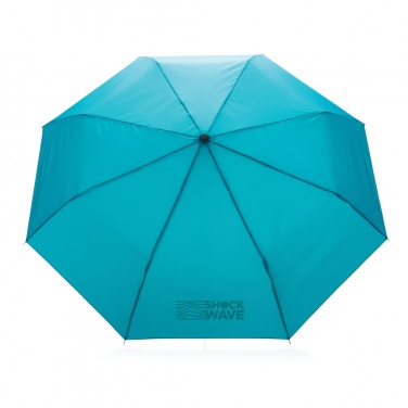 Logo trade promotional giveaways picture of: 20.5" Impact AWARE™ RPET 190T mini umbrella