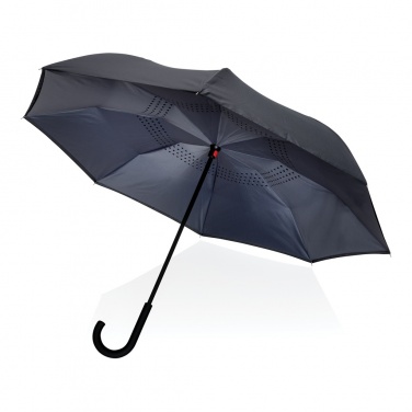 Logotrade corporate gift image of: 23" Impact AWARE™ RPET 190T reversible umbrella