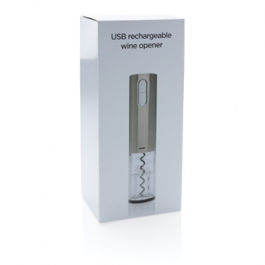 Logotrade promotional products photo of: Electric wine opener - USB rechargeable