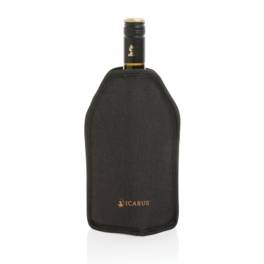 Logo trade business gifts image of: Vino AWARE™ RPET wine cooler sleeve