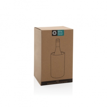 Logo trade corporate gifts image of: Vino RCS certified recycled stainless steel wine bucket