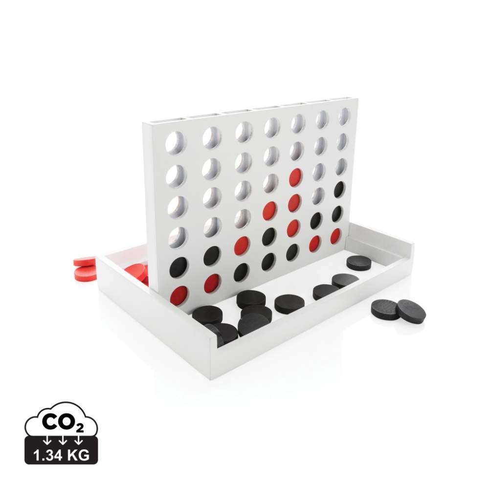 Logotrade corporate gift image of: Connect four wooden game