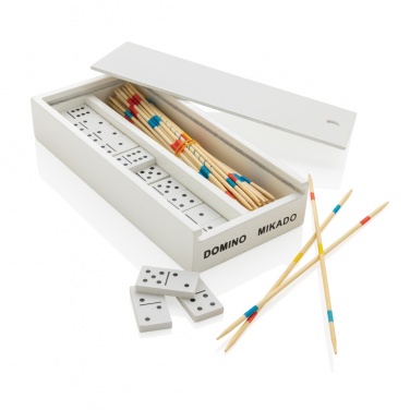 Logotrade promotional items photo of: Deluxe mikado/domino in wooden box