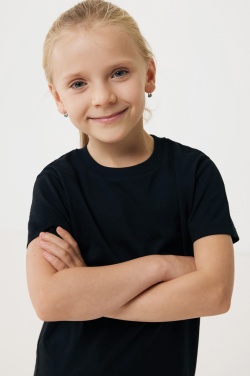 Logo trade promotional gift photo of: Iqoniq Koli kids lightweight recycled cotton t-shirt