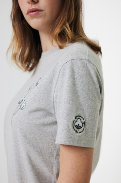 Logo trade corporate gift photo of: Iqoniq Manuel recycled cotton t-shirt undyed