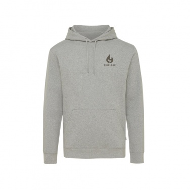Logo trade promotional gifts picture of: Iqoniq Torres recycled cotton hoodie undyed