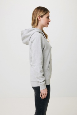 Logo trade advertising product photo of: Iqoniq Torres recycled cotton hoodie undyed