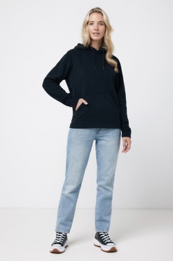 Logo trade advertising products image of: Iqoniq Trivor recycled polyester microfleece hoodie