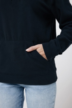 Logotrade promotional products photo of: Iqoniq Trivor recycled polyester microfleece hoodie