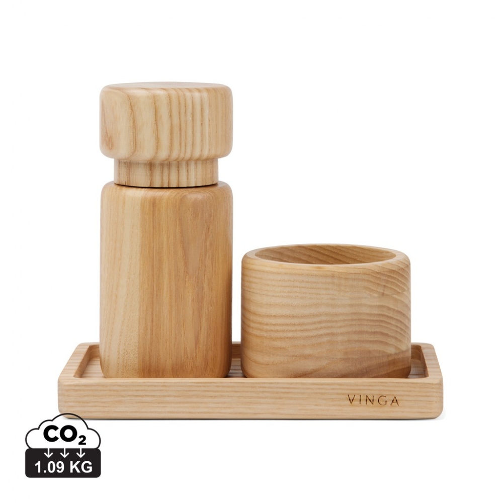 Logo trade advertising products picture of: VINGA Retro salt & pepper set