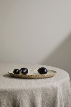 Logo trade promotional items image of: VINGA Nuvem stoneware serving plate