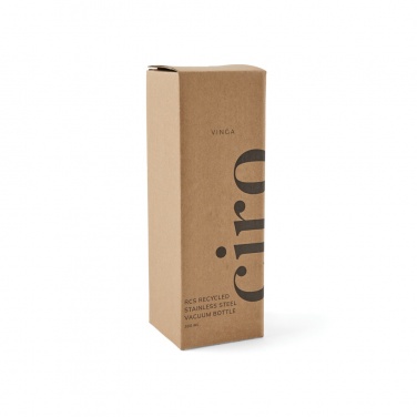 Logotrade corporate gift picture of: VINGA Ciro RCS recycled vacuum bottle 300ml