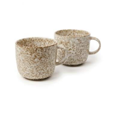 Logo trade corporate gift photo of: VINGA Nuvem stoneware mug, 2 pcs set