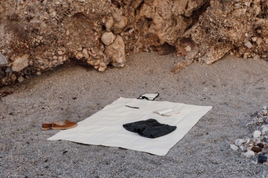 Logotrade advertising product image of: VINGA Volonne AWARE™ recycled canvas picnic blanket