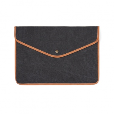 Logo trade promotional item photo of: VINGA Bosler GRS recycled canvas 14" laptop sleeve