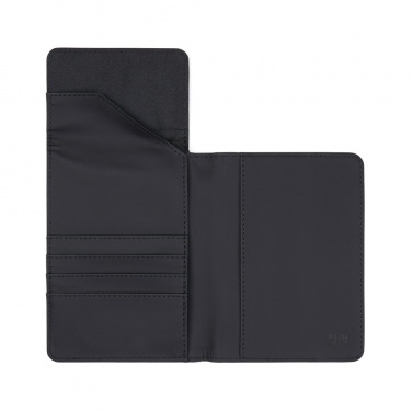 Logo trade business gift photo of: VINGA Baltimore RCS recycled polyester RFID passport cover