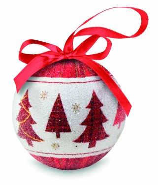 Logo trade promotional gift photo of: Christmas bauble in gift box
