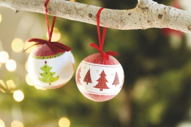 Logo trade corporate gift photo of: Christmas bauble in gift box