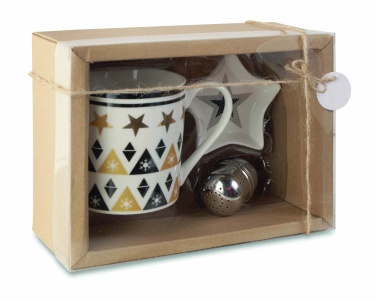 Logotrade advertising product image of: Mug mini plate filter in box