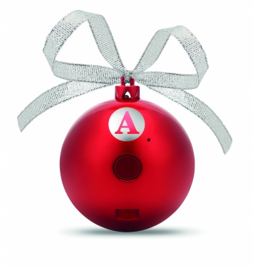Logo trade promotional products picture of: Speaker Christmas ball
