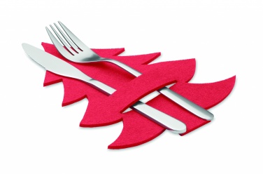 Logotrade promotional gift picture of: RPET felt cutlery holder set