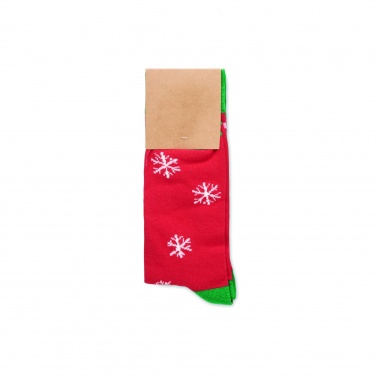 Logo trade promotional items image of: Pair of Christmas socks M