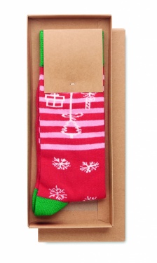 Logo trade advertising products picture of: Pair of Christmas socks L
