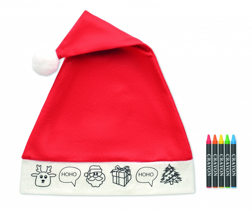 Logo trade advertising product photo of: Kids Santa hat