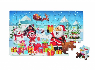 Logotrade promotional merchandise picture of: Wooden Christmas puzzle