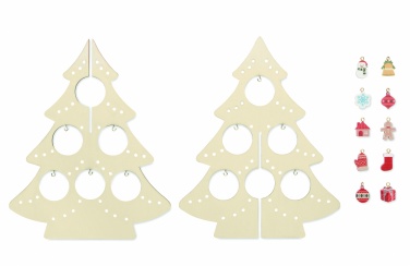 Logotrade promotional merchandise image of: Wooden Xmas tree decoration