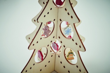 Logo trade promotional gifts picture of: Wooden Xmas tree decoration