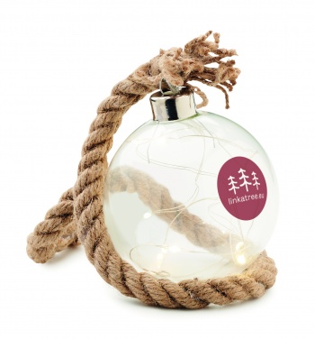 Logotrade promotional item picture of: Glass bauble LED light