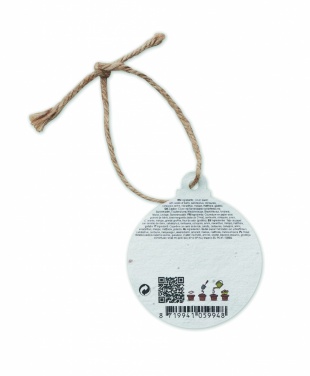 Logotrade promotional items photo of: Seed paper Xmas ornament