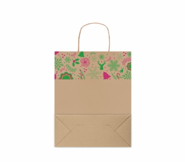 Logo trade promotional giveaways picture of: Gift paper bag medium