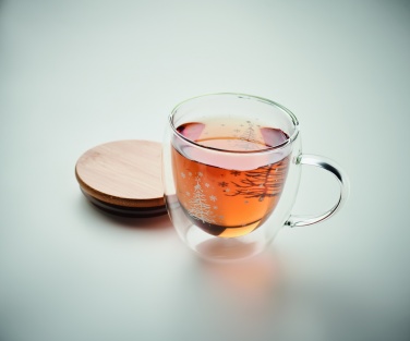 Logo trade promotional gifts image of: Double wall borosilicate mug