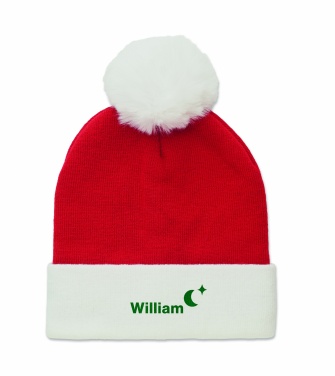 Logo trade promotional gifts image of: Christmas knitted beanie