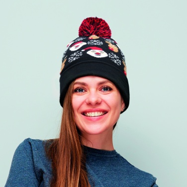 Logo trade advertising products picture of: Christmas knitted beanie