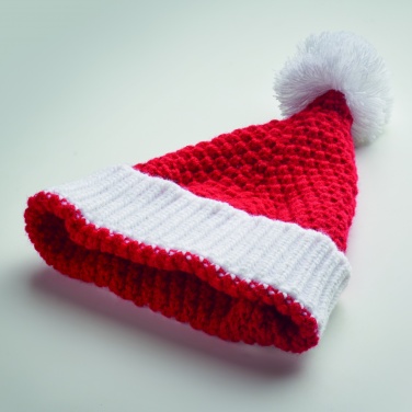 Logo trade promotional giveaways image of: Christmas knitted beanie