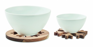 Logotrade advertising product image of: Acacia wooden pot holders set