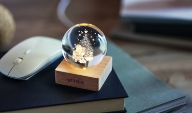 Logo trade promotional products picture of: Christmas LED crystal ball