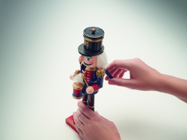 Logo trade advertising products image of: Nutcracker character in wood